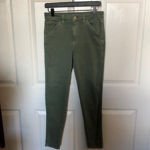 Green Hi-Rise Jegging AEO Size 8
